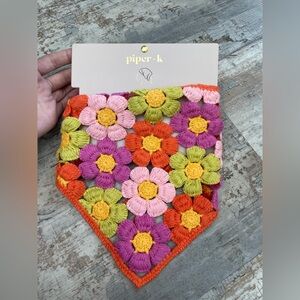 NWT Piper K Floral Crochet
Headscarf bandana
